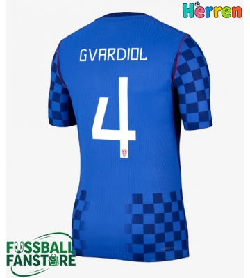 Kroatien Josko Gvardiol #4 Replik Auswärtstrikot WM 2026 Kurzarm